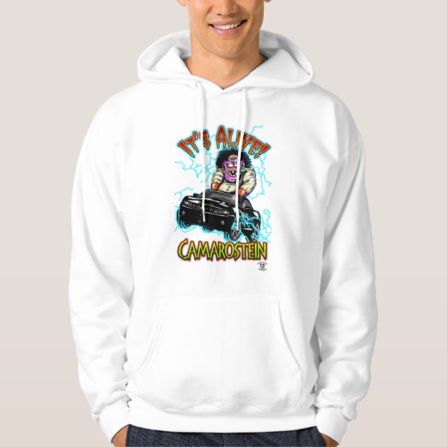 Schwarzer Chevy SS Camaro Hoodie (Vorderseite)
