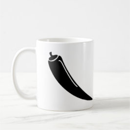 Schwarzer Chili Pfeffer Kaffeetasse