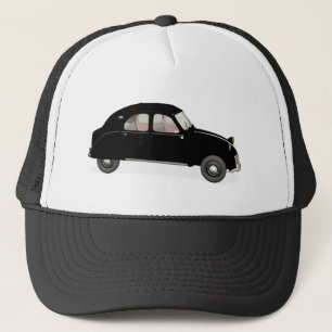 Schwarzer Citroen 2CV Truckerkappe