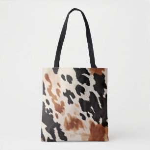 Schwarzer Creme Brown Cowhide
