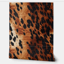 Schwarzer Creme Brown Cowhide