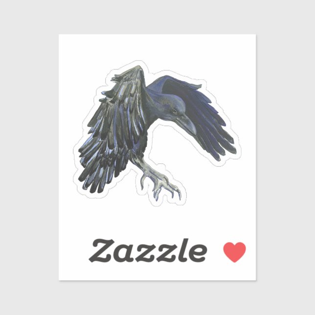 Schwarzer Crow-Meister der Zeitdarstellung Aufkleber (Blatt)
