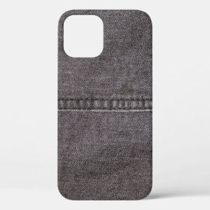 Schwarzer Denim-Stoff. Mode, Texturen und Hintergr Case-Mate iPhone Hülle