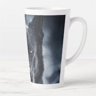 Schwarzer Deutscher Schäferhund Milchtasse