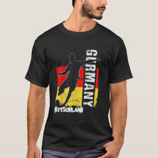 Schwarzer Deutschland-T - Shirt. 01 T-Shirt