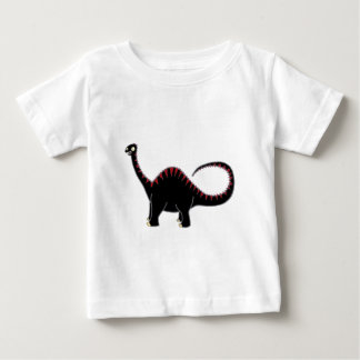 Schwarzer Diplodocus Baby T-shirt
