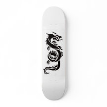 Schwarzer Drache 7 3/4" Skateboard Deck