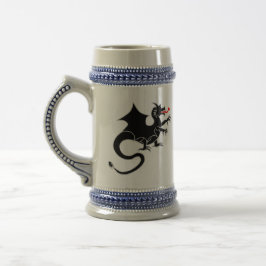 Schwarzer Drache Bierglas