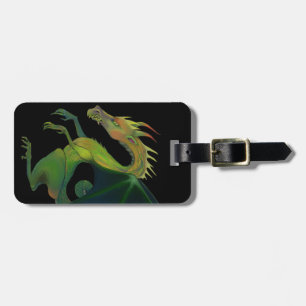 Schwarzer Drache Gepäckanhänger