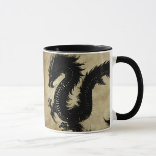 Schwarzer Drache Tasse