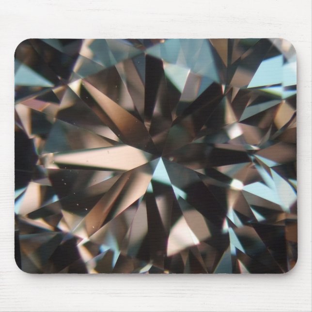 Schwarzer Edelstein Mousepad (Vorne)