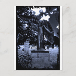 Schwarzer Engel der Postkarten von Iowa City