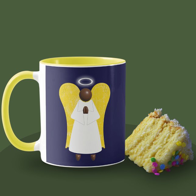 Schwarzer Engel, Guardian Angel Tasse (Black Guardian Angel mug & Cake)