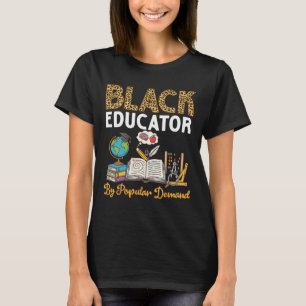 Schwarzer Erzieher Nach Beliebter Tierart Ck T-Shirt
