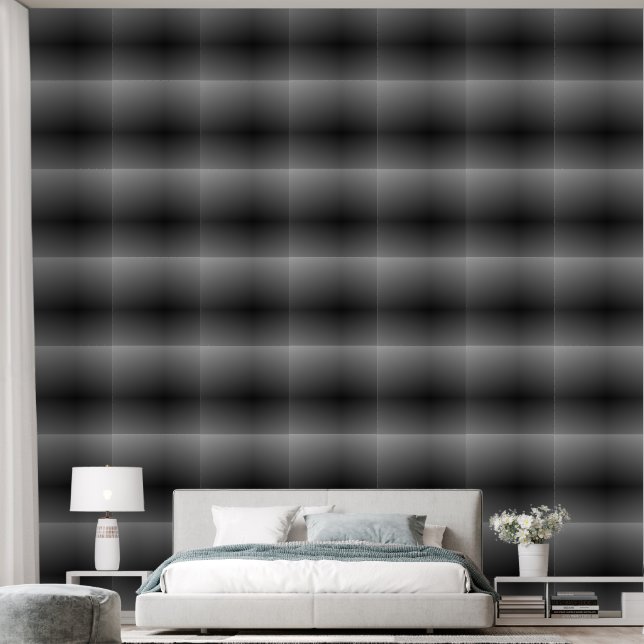 Schwarzer Farbverlaufsombre Tapete (Schlafzimmer)