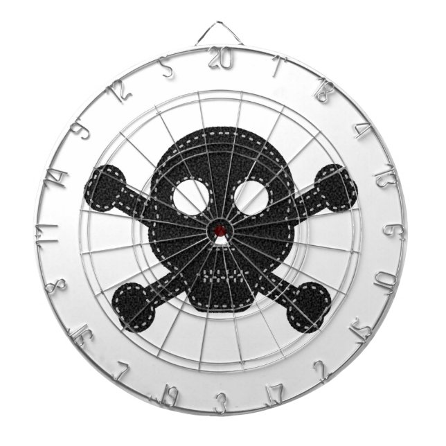 Schwarzer Felt Dartscheibe (vorne)