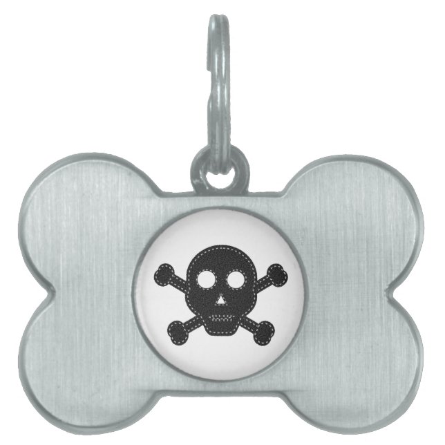 Schwarzer Felt Tiermarke (Vorderseite)