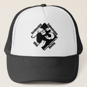 Schwarzer Fernlastfahrer-Hut des Logo-C3 Truckerkappe
