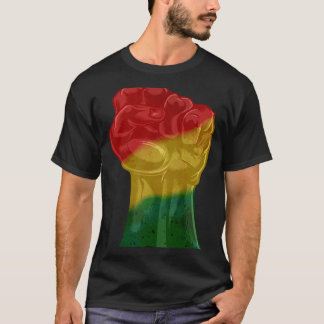 Schwarzer Fis, amerikanischer Stolz der schwarzen  T-Shirt