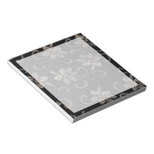 Schwarzer Florentoss Notizblock