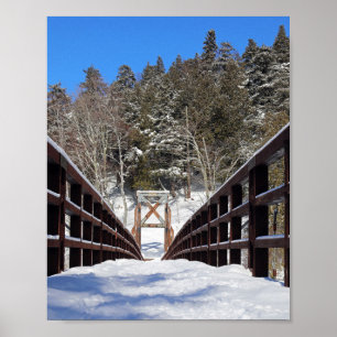 Schwarzer Fluss-Hafen, Michigans obere Halbinsel Poster