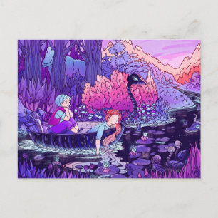 Schwarzer Fluss Postkarte