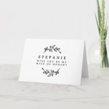 Schwarzer Folienkranz wird meine Trauzeugin sein