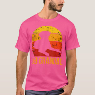 Schwarzer Fox Roter Schokolade Labrador Grandad La T-Shirt