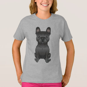 Schwarzer Französische Bulldogge / Französische Bu T-Shirt