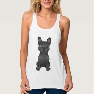 Schwarzer Französische Bulldogge / Französische Bu Tank Top