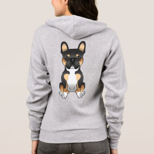 Schwarzer Französische Bulldogge / Französische Ca Hoodie