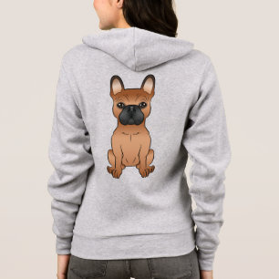 Schwarzer Französische Bulldogge / Französische Ca Hoodie