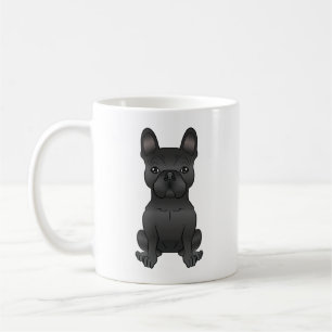 Schwarzer Französische Bulldogge / Französischer s Kaffeetasse