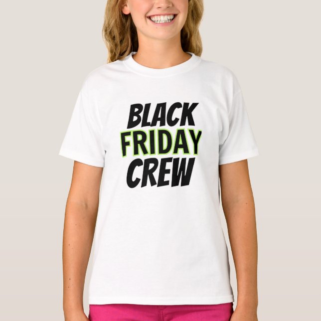 Schwarzer Freitag Crew T-Shirt (Vorderseite)