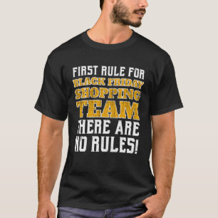 Schwarzer Freitag Team Shopping Passende Familie C T-Shirt