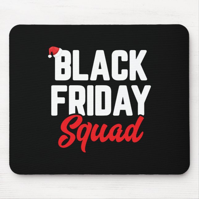 Schwarzer Frikadenkuchen Familie lustiger Chri Mousepad (Vorne)