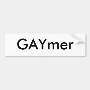 Schwarzer GAYmer Umbau-Aufkleber Autoaufkleber
