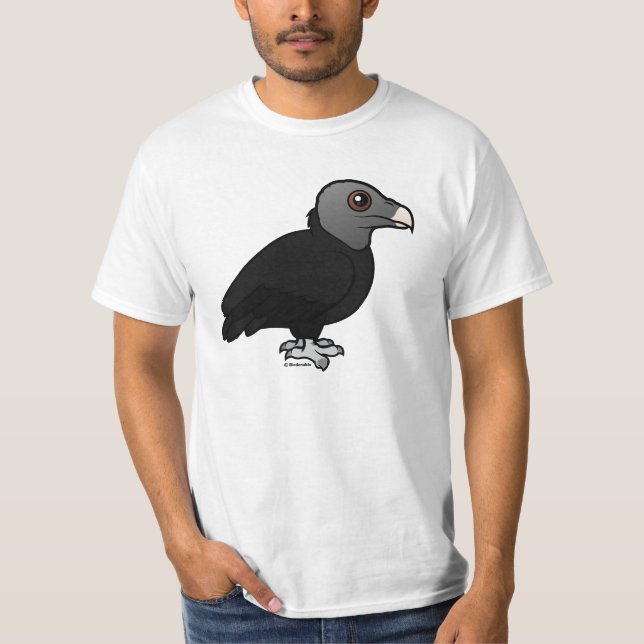 Schwarzer Geier T-Shirt (Vorderseite)