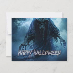 Schwarzer Geist in einer hellischen Landschaft - H