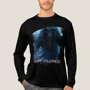 Schwarzer Geist in einer hellischen Landschaft - H Tri-Blend Shirt