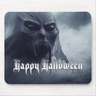 Schwarzer Geist in einer höllischen Landschaft - H Mousepad