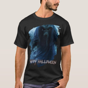 Schwarzer Geist in einer höllischen Landschaft - H T-Shirt