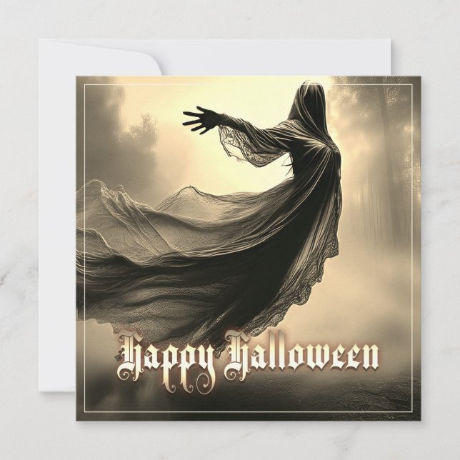 Schwarzer Geist in Höllscape - Halloween (Vorderseite)
