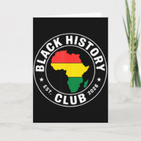 Schwarzer Geschichtsclub Est 2026 Afrika Stolz Für