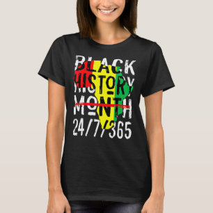 Schwarzer Geschichtsmonat 247365 Afrika Karte Mela T-Shirt