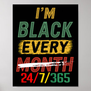 Schwarzer Geschichtsmonat 247365 Afrikanischer Mel Poster