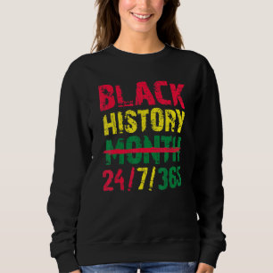 Schwarzer Geschichtsmonat 247365 Melanin Stolz Afr Sweatshirt