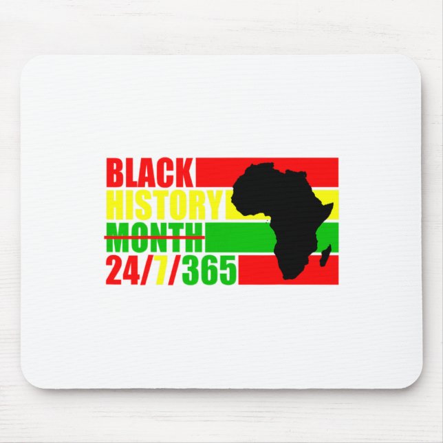 Schwarzer Geschichtsmonat 247365 Schwarzer Geschic Mousepad (Vorne)