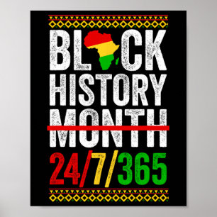 Schwarzer Geschichtsmonat 247365 T-Shirt Afrika Fü Poster