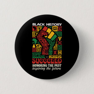 Schwarzer Geschichtsmonat Afrikanisch Glauben Erre Button